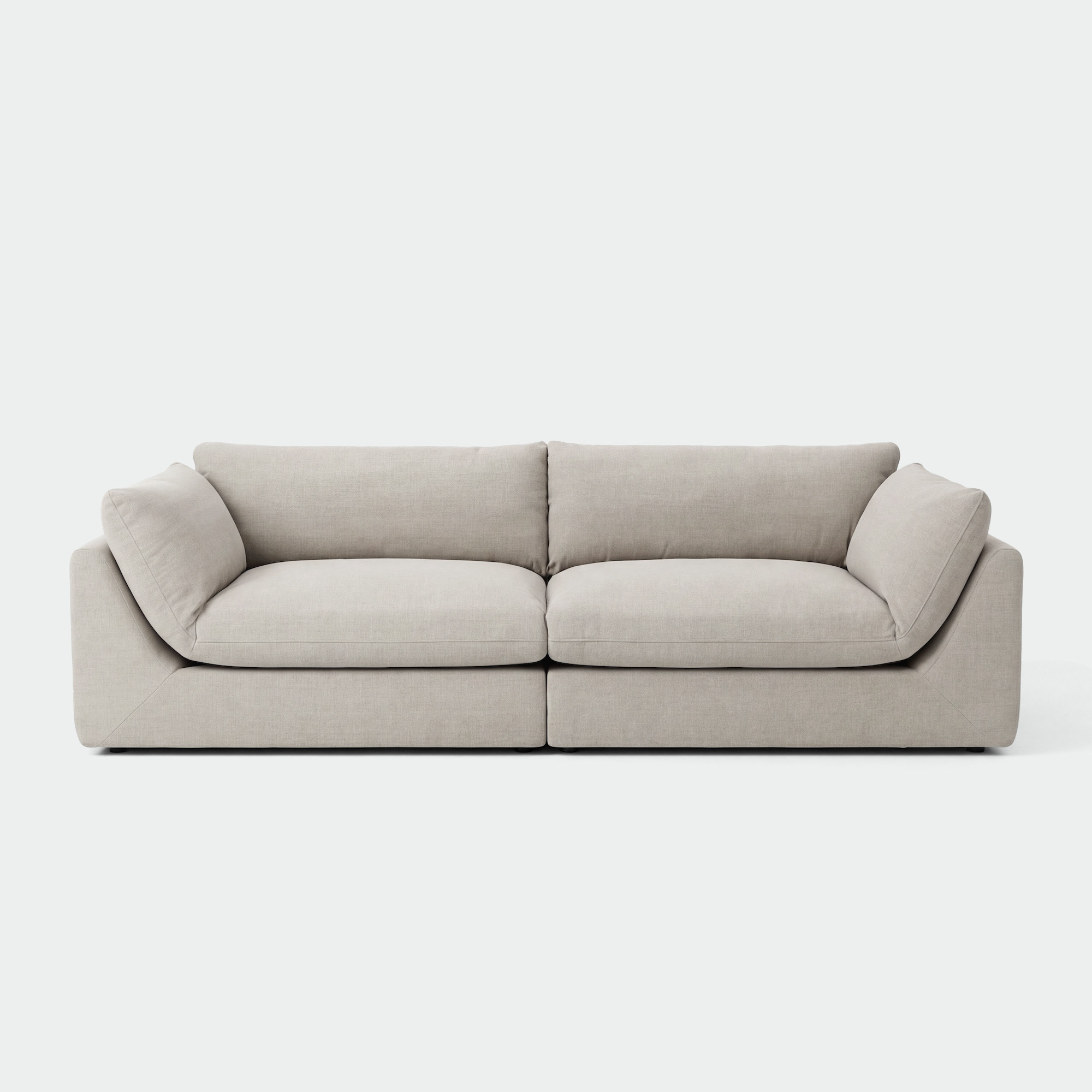 Fratti 3 seater sofa pebble