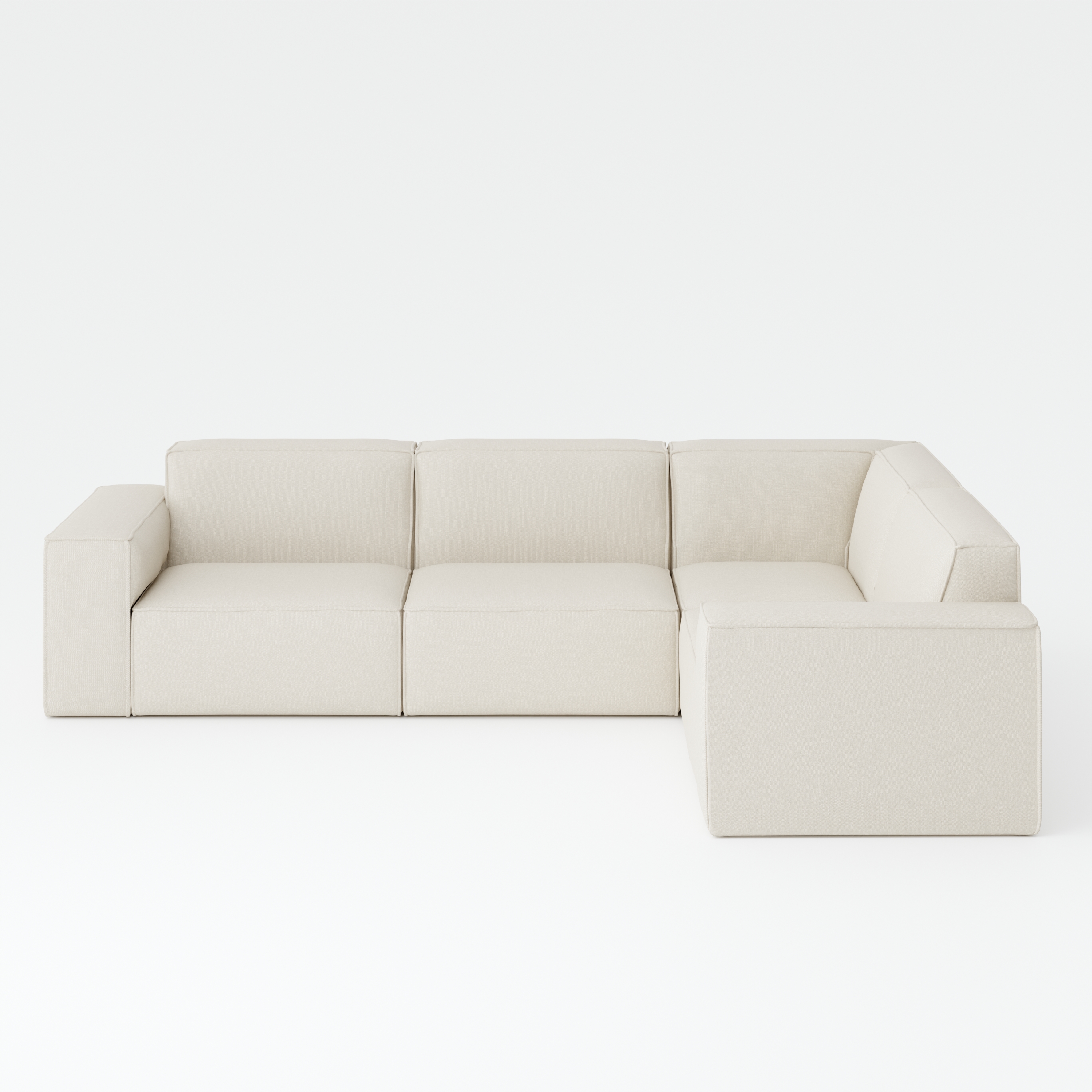 Tulum right corner sofa natural