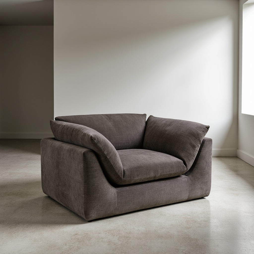 Fratti love seat chocolate