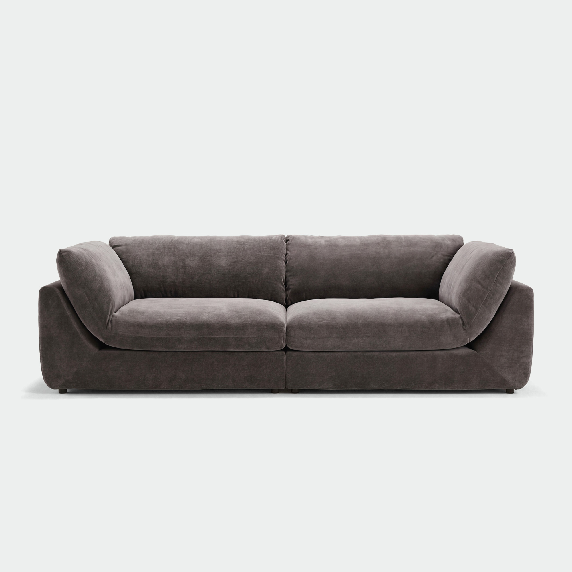 Fratti 3 seater sofa chocolate